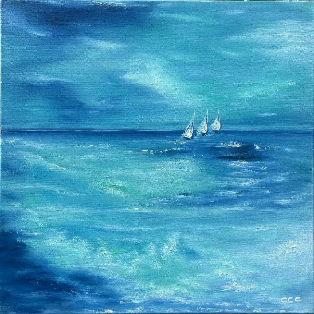 Exposition de peintures de Caroline Couralet