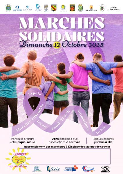 Marche solidaire « Le cancer notre affaire, golfe de Saint-Tropez »