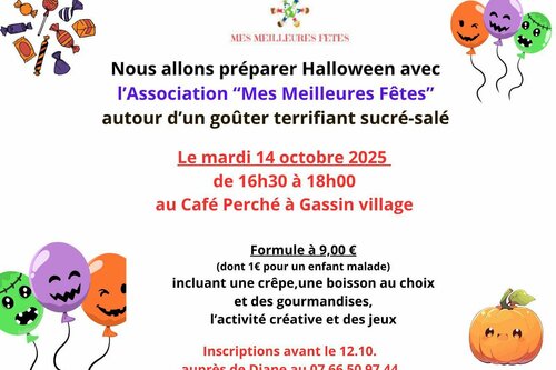 Gouter terrifiant d’Halloween au Café Perché