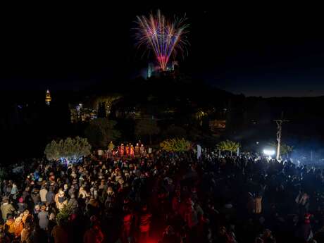 Feu d’artifice de Noël à Grimaud