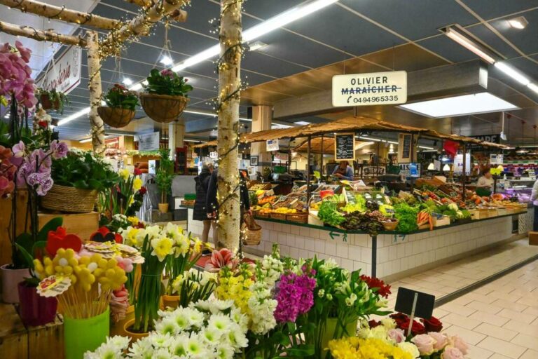 Le marché couvert de Sainte Maxime