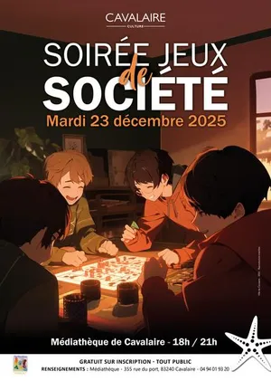 Soirée jeux de société