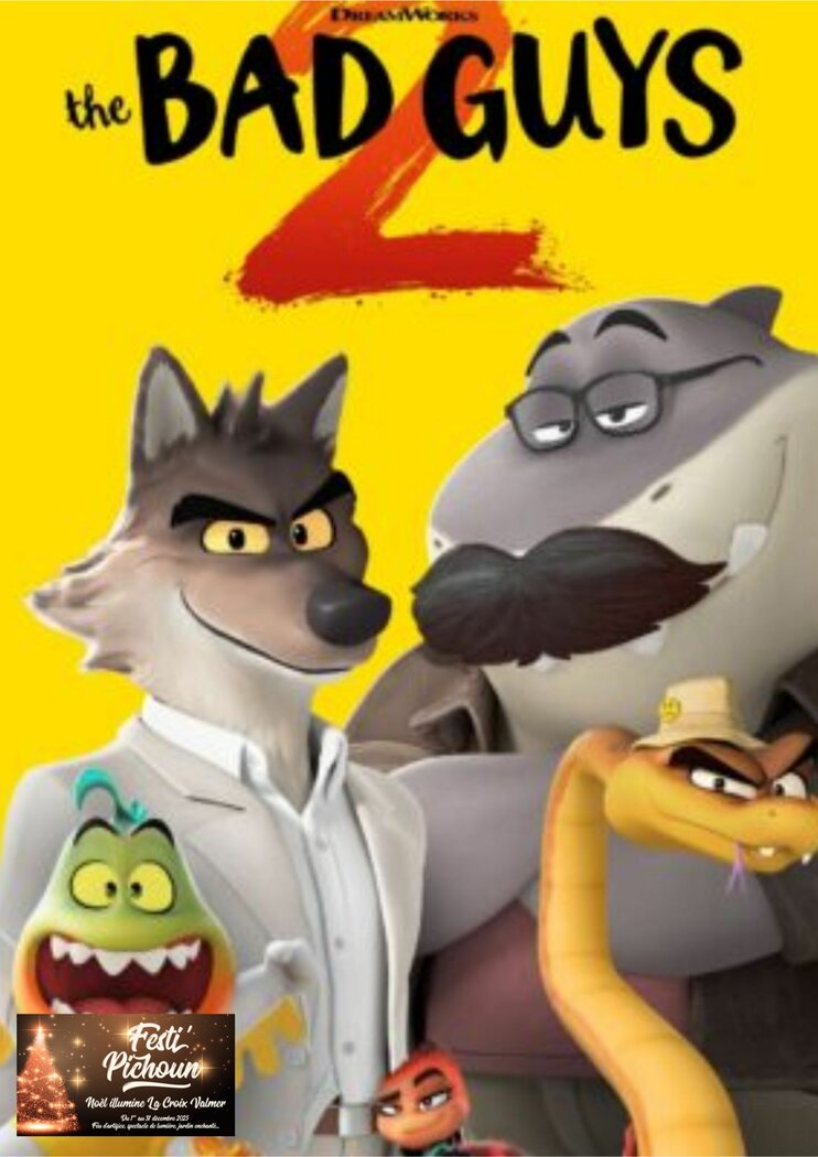 Projection Ciné-Noël : Bad guys 2