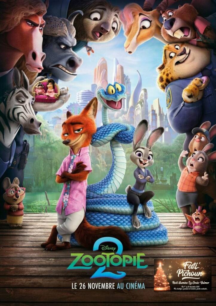 Projection Ciné-Noël : Zootopie 2