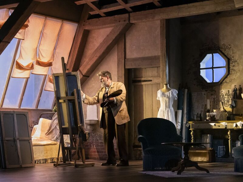 Théâtre : Dans les yeux de monet avec tristan petitgirard et clovis cornillac