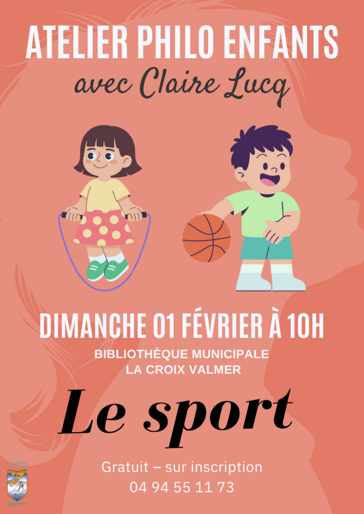 Atelier philo enfant : avec Claire Lucq