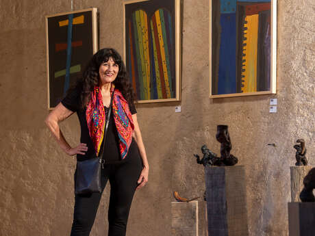 Exposition peinture sur verre Coline Fabre  