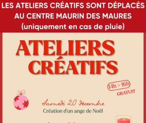 Atelier créatif – Décorations de sapin