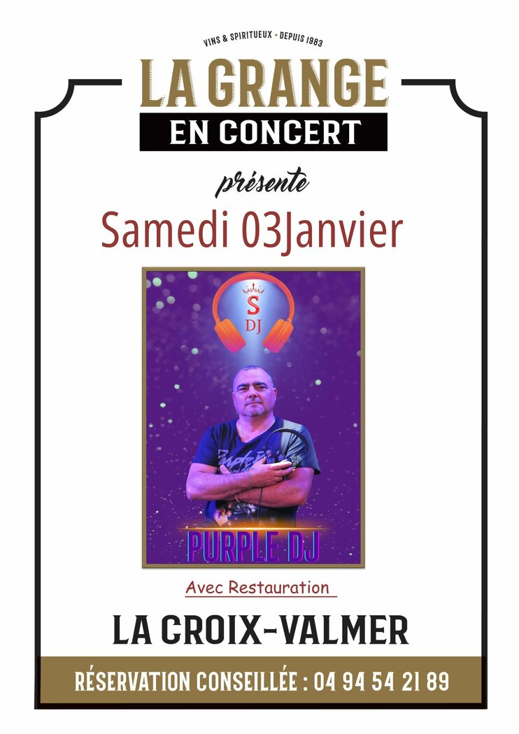 La Grange en concert : purple DJ