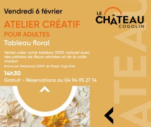 Atelier « Tableau floral »