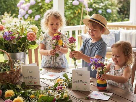 Atelier bouquet fête grands-mères Villaverde  