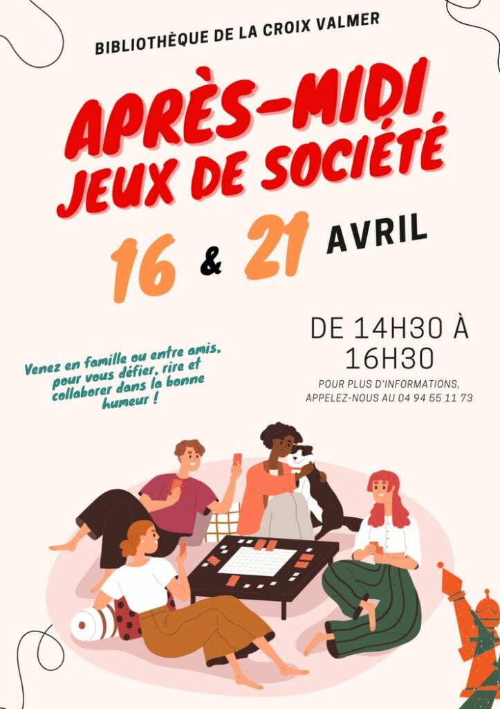 Après-midi jeux de société