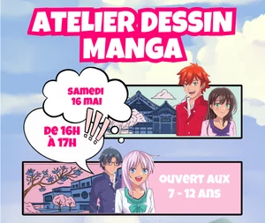 Atelier dessin manga pour enfants