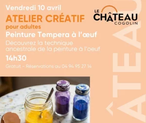 Atelier – Peinture tempera à l’œuf