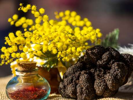 Le marché « Truffe en fête » à Grimaud