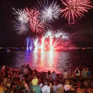 Feu d&rsquo;artifice de la Libération