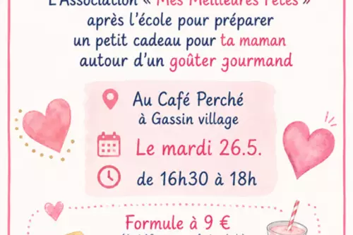 Gouter de la fête des mères au Café Perché