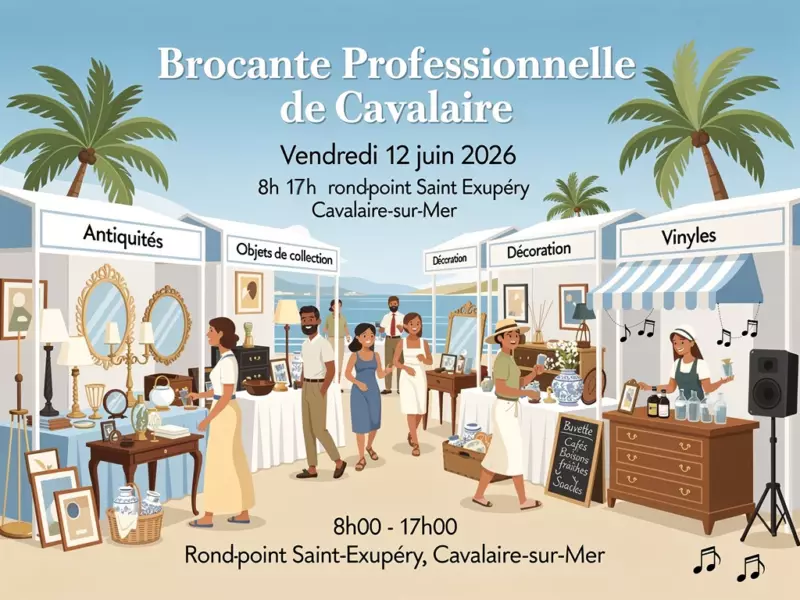  Brocante professionnelle de Cavalaire