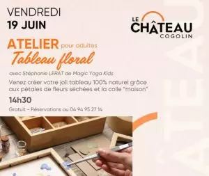 Atelier : Tableau floral