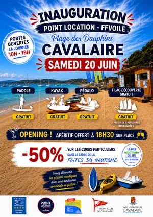 Inauguration du point plage
