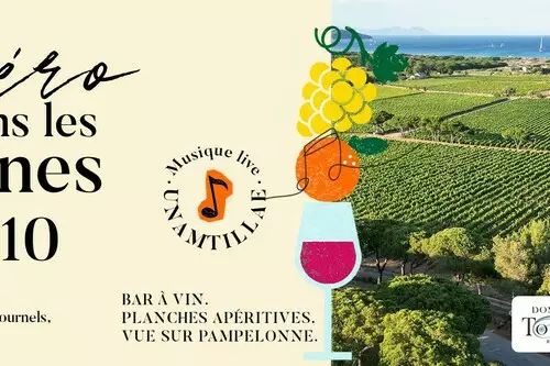 Apéro dans les vignes