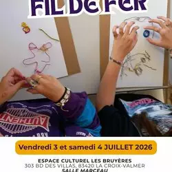 Stage de fil de fer avec Pauline Baste Morand