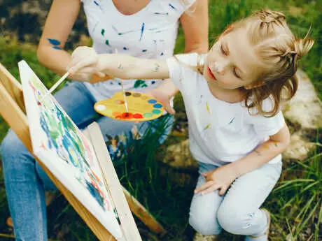 Part&rsquo;âge nature : atelier peinture nature