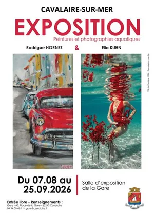 Exposition : Peintures et Photographies aquatiques par Rodrigue Hornez et Elia Kuhn