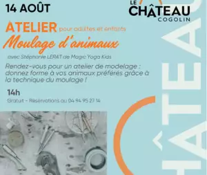 Atelier moulage d’animaux