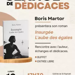 Séance de dédicaces : Boris Martor