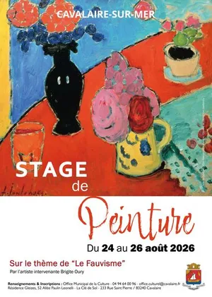Stage de peinture adultes et enfants