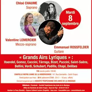 Concert – Grands Airs Lyriques (soprano, mezzo, guitare)