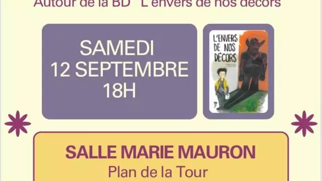 Spectacle familial autour de la BD « L’envers de nos décors »