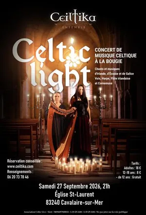 CELTIC LIGHT – concert de musique celtique éclairé à la lueur des bougies