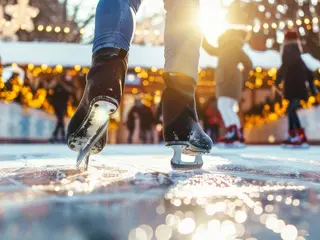 Patinoire glacée